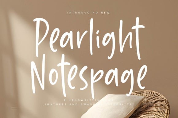 Pearlight Notespage Font - Featured Image