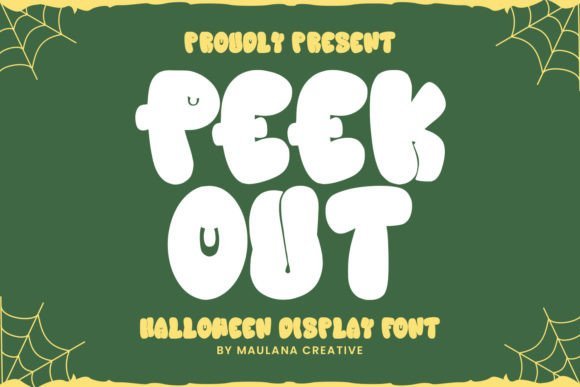 Peek out Font Font - Featured Image