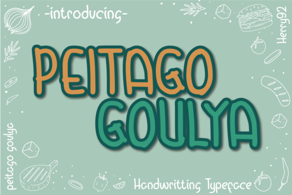 Peitago Goulya Font - Featured Image