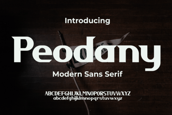 Peodany Font - Featured Image