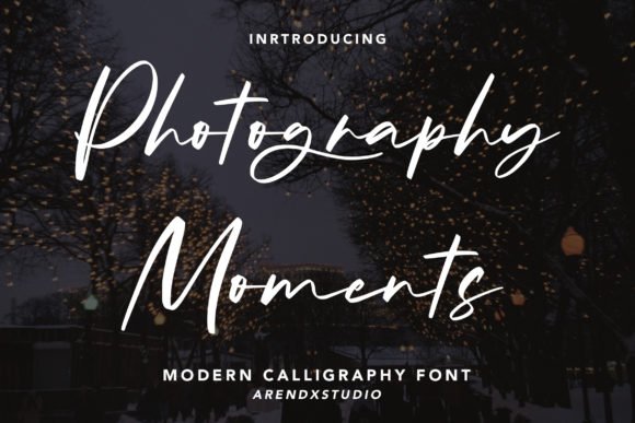 Photography Moments Font - Featured Image