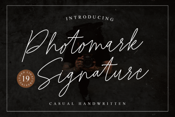 Photomark Signature Font - Featured Image