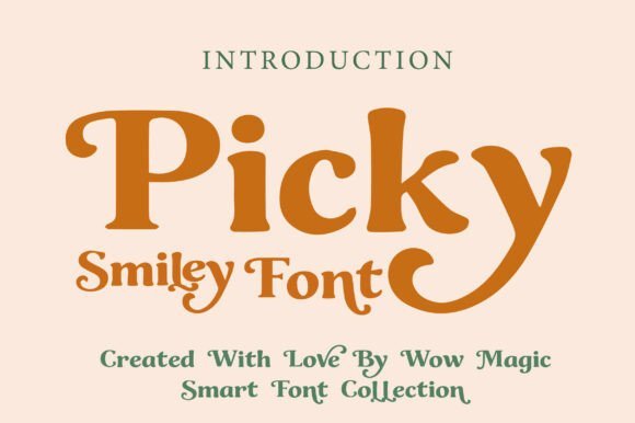 Picky Smiley Font - Featured Image