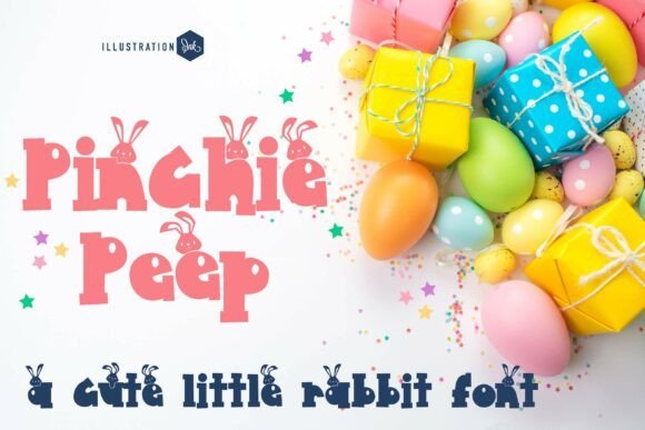 Pinchie Peep Font - Featured Image