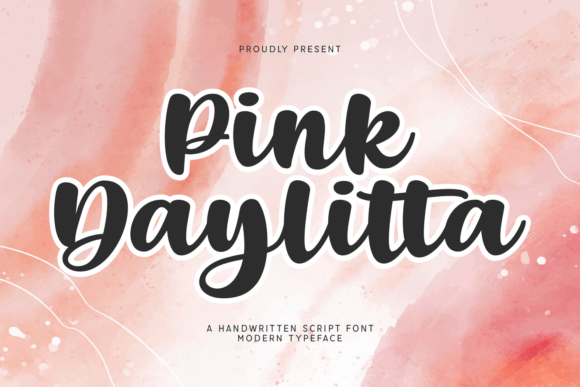 Pink Daylitta Font - Featured Image