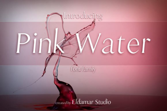 Pink Water Font - Featured Image