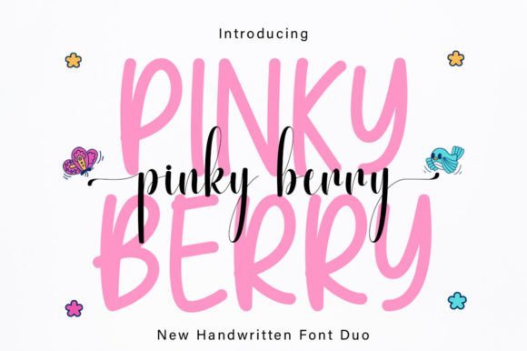 Pinky Berry Duo Font - Featured Image