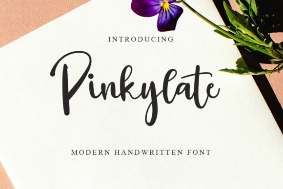 Pinkylate Font - Featured Image
