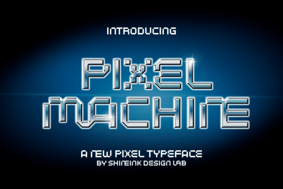 Pixel Machine Font - Featured Image