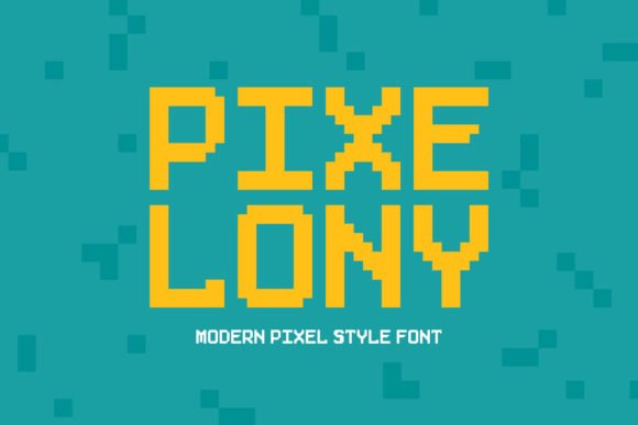 Pixelony Font - Featured Image