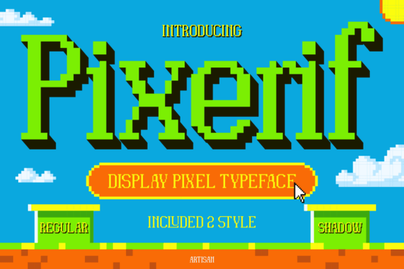 Pixerif Regular Font - Featured Image