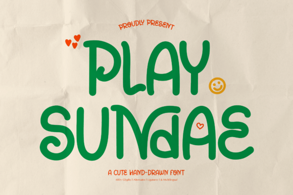 Play Sundae Font - Featured Image