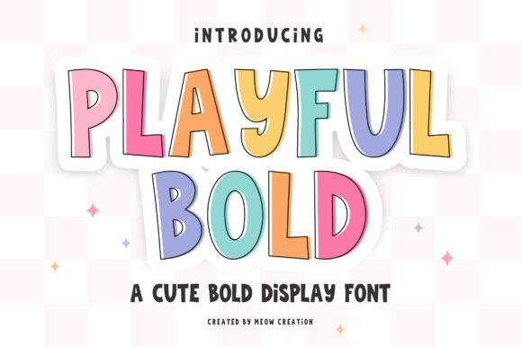 Playful Bold Font - Featured Image