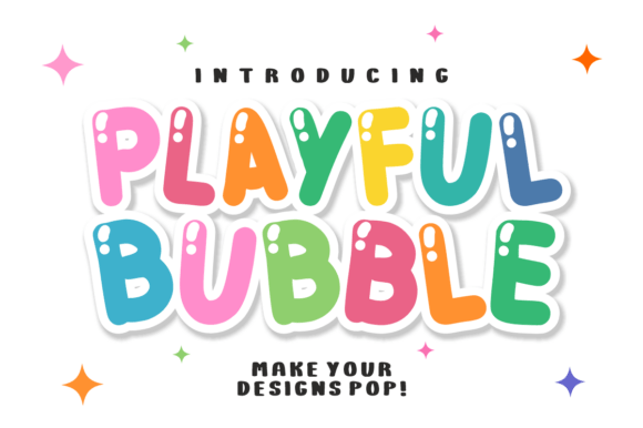 Playful Bubble Font - Featured Image