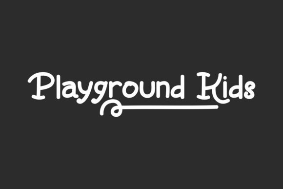 Playground Kids Font - Featured Image