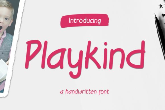 Playkind Font - Featured Image