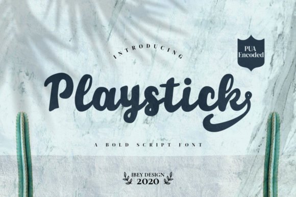 Playstick Font - Featured Image