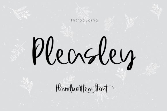 Pleasley Font - Featured Image