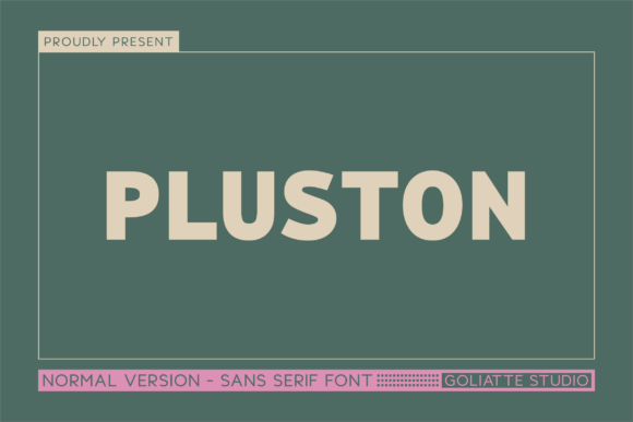 Pluston Font - Featured Image