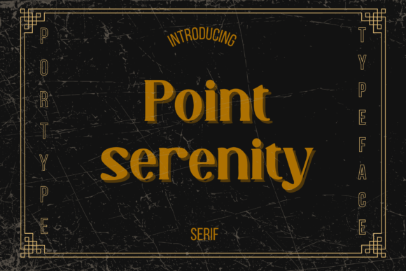 Point Serenity Font - Featured Image