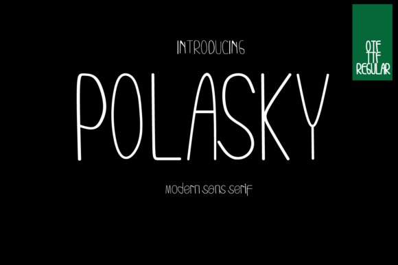 Polasky Font - Featured Image