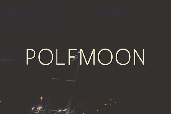 Polfmoon Font - Featured Image