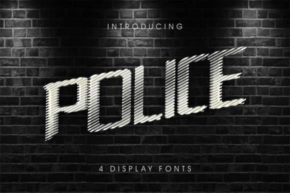 Police Family Font - Featured Image