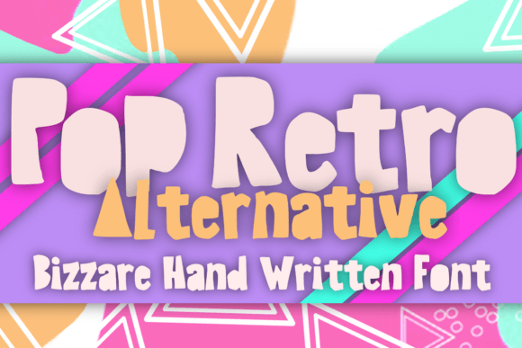 Pop Retro Alternative Font - Featured Image
