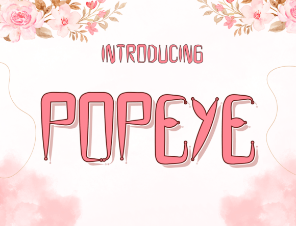 Popeye Font - Featured Image