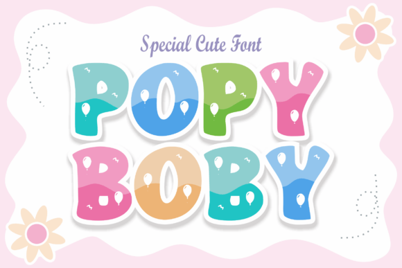 Popy Boby Font - Featured Image