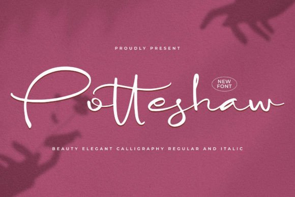 Potteshaw Font - Featured Image