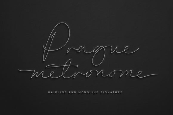 Prague Metronome Font - Featured Image