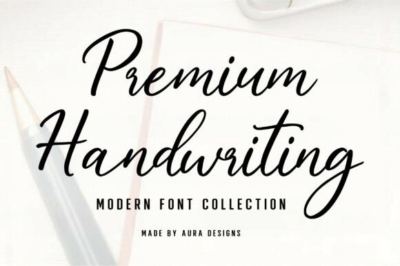 Premium Handwriting Font - Featured Image