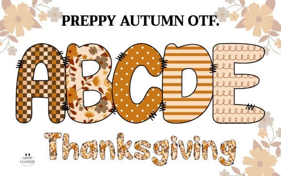 Preppyfall3 Checkered Font - Featured Image