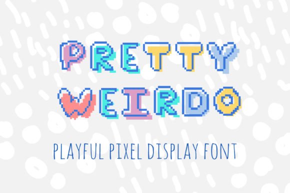 Pretty Weirdo Font - Featured Image