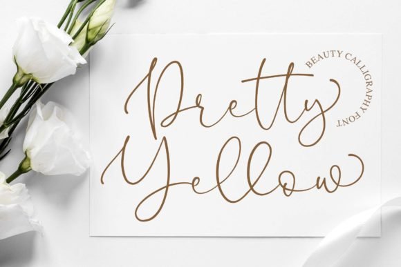 Pretty Yellow Font - Featured Image