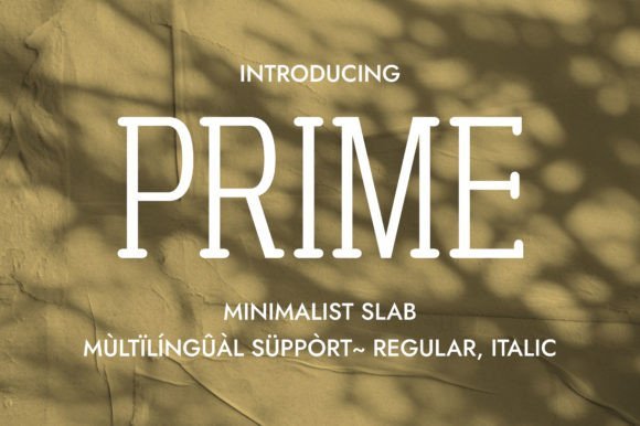 Prime Font - Featured Image