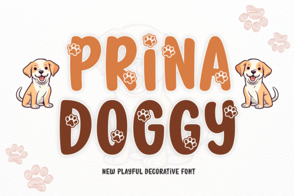 Prina Doggy Font - Featured Image
