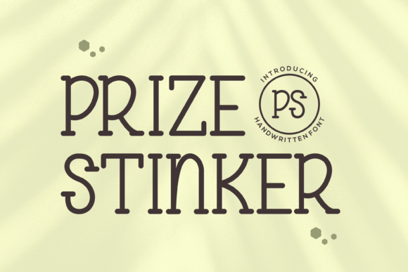 Prizestinker Font - Featured Image