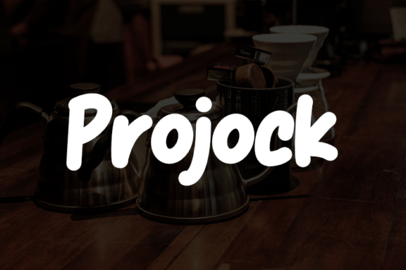 Projock Font - Featured Image