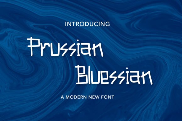 Prussian Bluessian Font - Featured Image