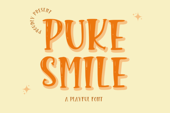 Puke Smile Font - Featured Image