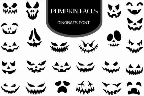 Pumpkin Faces Font - Featured Image