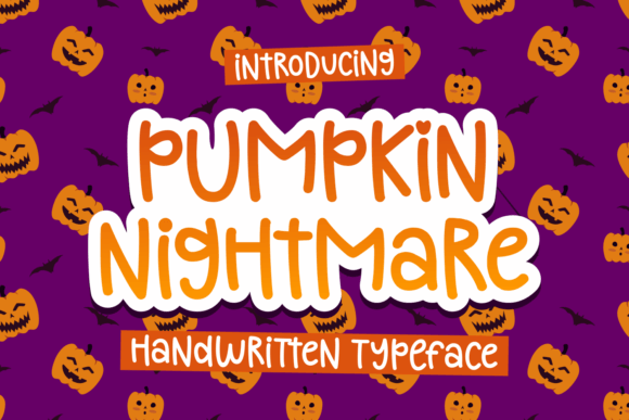 Pumpkin Nightmare Font - Featured Image