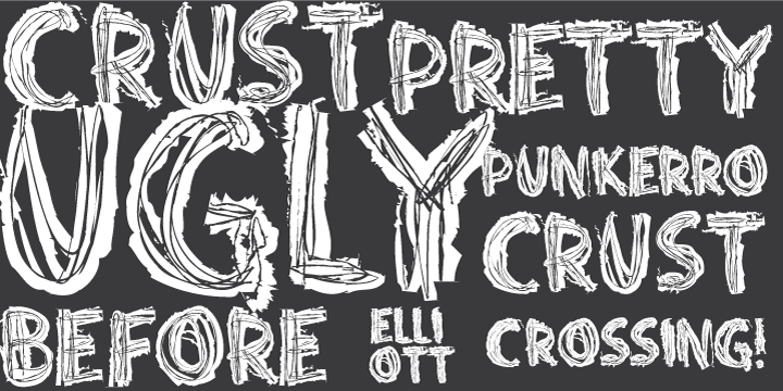 Punkerro Crust Font - Featured Image