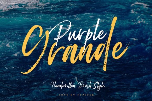 Purple Grande Font - Featured Image