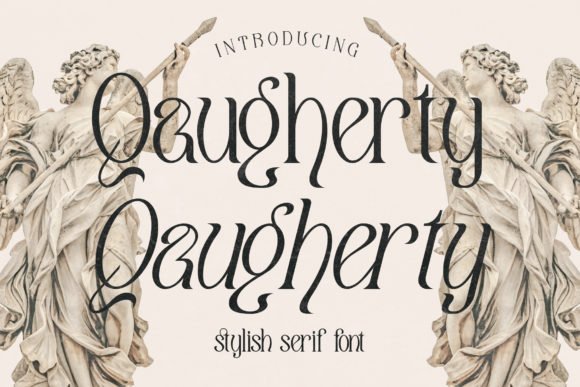 Qaugherty Font - Featured Image