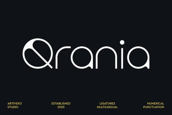 Qrania Font - Featured Image