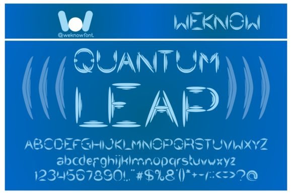 Quantum Leap Font - Featured Image