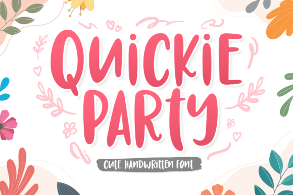 Quickie Party Font - Featured Image
